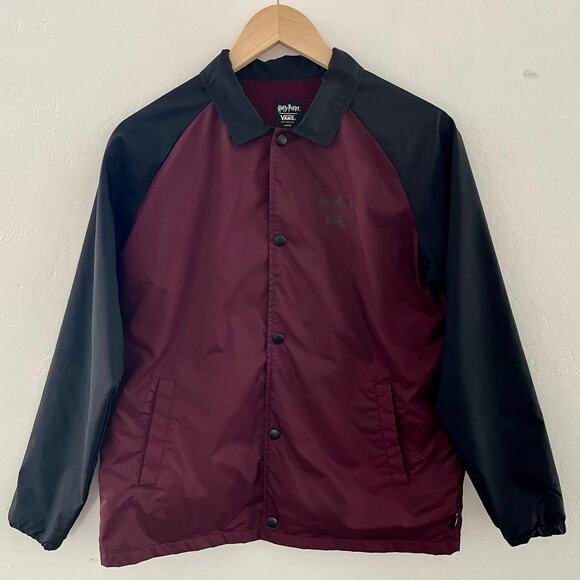 VANS x Harry Potter Kids Torrey Jacket Windbreaker Hogwarts Crests Youth Large - Picture 2 of 14